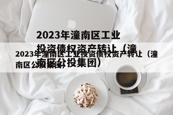 2023年潼南区工业投资债权资产转让（潼南区公投集团）