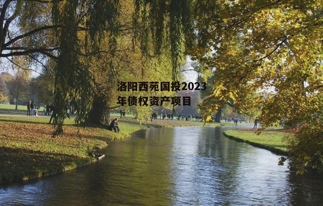 洛阳西苑国投2023年债权资产项目