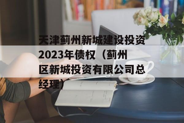 天津蓟州新城建设投资2023年债权（蓟州区新城投资有限公司总经理）