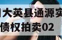 四川大英县通源实业2023债权拍卖02