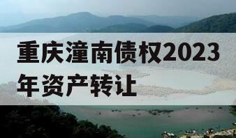 重庆潼南债权2023年资产转让