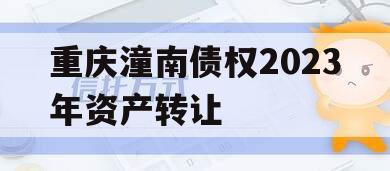 重庆潼南债权2023年资产转让