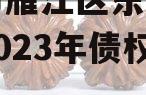 资阳市雁江区东升资产管理2023年债权资产项目