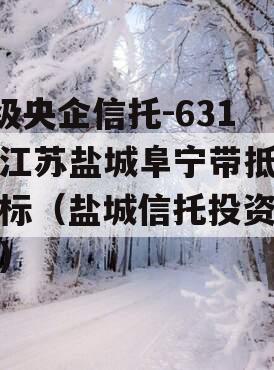 A级央企信托-631号江苏盐城阜宁带抵押非标（盐城信托投资公司）