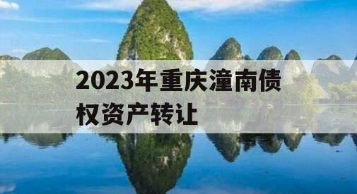 2023年重庆潼南债权资产转让