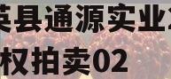 大英县通源实业2023债权拍卖02