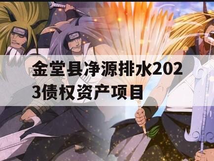 金堂县净源排水2023债权资产项目