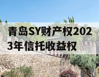 青岛SY财产权2023年信托收益权