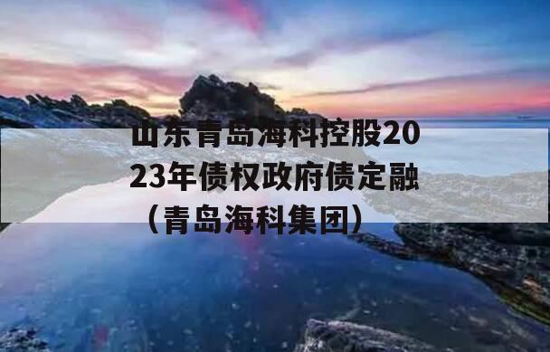 山东青岛海科控股2023年债权政府债定融（青岛海科集团）