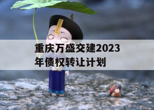 重庆万盛交建2023年债权转让计划