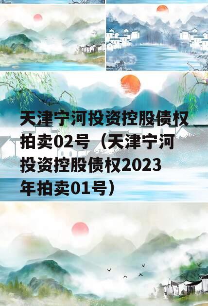 天津宁河投资控股债权拍卖02号（天津宁河投资控股债权2023年拍卖01号）