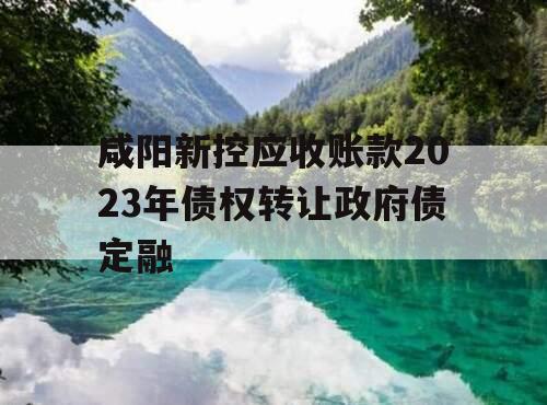 咸阳新控应收账款2023年债权转让政府债定融