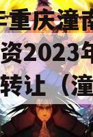 2023年重庆潼南区工业投资2023年债权资产转让（潼南区企业）