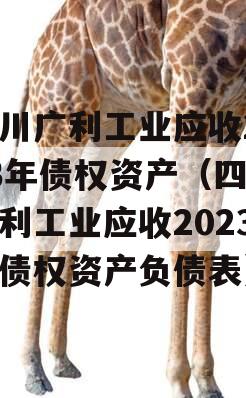 四川广利工业应收2023年债权资产（四川广利工业应收2023年债权资产负债表）