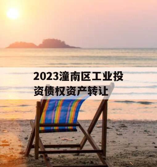 2023潼南区工业投资债权资产转让