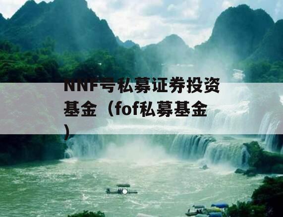 NNF号私募证券投资基金（fof私募基金）