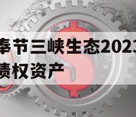 奉节三峡生态2023债权资产