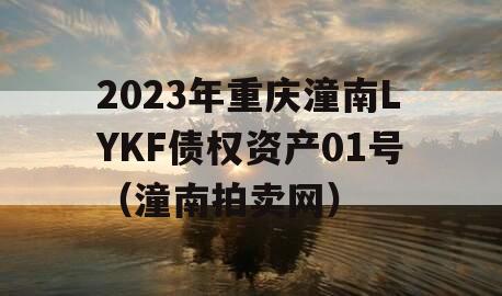 2023年重庆潼南LYKF债权资产01号（潼南拍卖网）