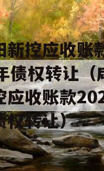 咸阳新控应收账款2023年债权转让（咸阳新控应收账款2023年债权转让）