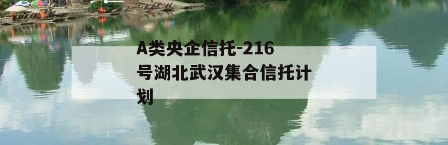 A类央企信托-216号湖北武汉集合信托计划