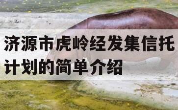 济源市虎岭经发集信托计划的简单介绍