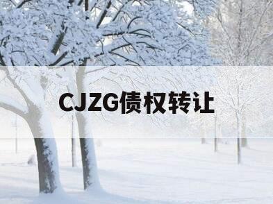 CJZG债权转让