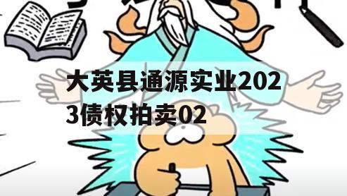 大英县通源实业2023债权拍卖02