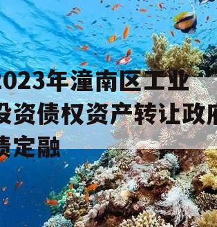 2023年潼南区工业投资债权资产转让政府债定融