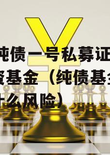 XX纯债一号私募证券投资基金（纯债基金属于什么风险）