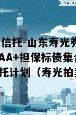 XX信托-山东寿光券内AA+担保标债集合信托计划（寿光拍卖）