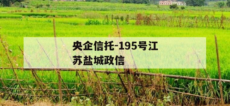 央企信托-195号江苏盐城政信