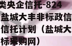 A类央企信托-824号盐城大丰非标政信集合信托计划（盐城大丰招标采购网）