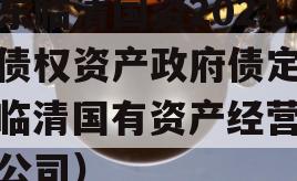 山东临清国资2023年债权资产政府债定融（临清国有资产经营有限公司）