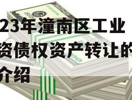 2023年潼南区工业投资债权资产转让的简单介绍