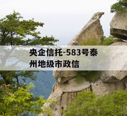 央企信托-583号泰州地级市政信