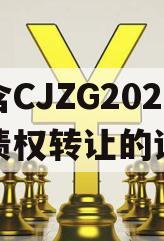 包含CJZG2023年债权转让的词条