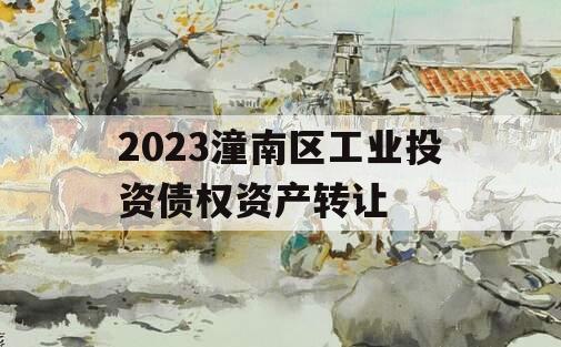 2023潼南区工业投资债权资产转让