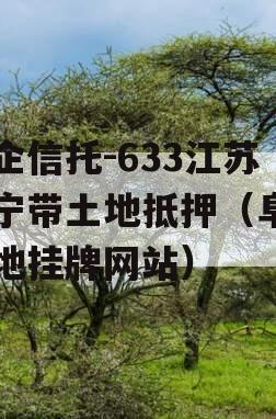 央企信托-633江苏阜宁带土地抵押（阜宁土地挂牌网站）