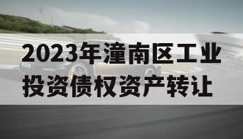 2023年潼南区工业投资债权资产转让