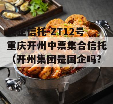 央企信托-ZT12号重庆开州中票集合信托（开州集团是国企吗?）