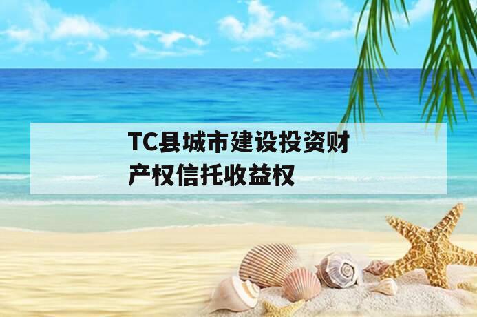 TC县城市建设投资财产权信托收益权