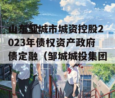 山东邹城市城资控股2023年债权资产政府债定融（邹城城投集团）