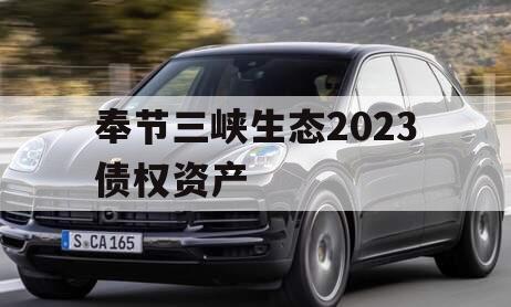 奉节三峡生态2023债权资产