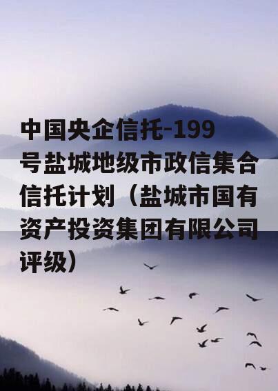 中国央企信托-199号盐城地级市政信集合信托计划（盐城市国有资产投资集团有限公司评级）