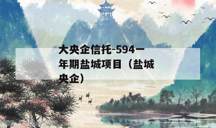 大央企信托-594一年期盐城项目（盐城 央企）