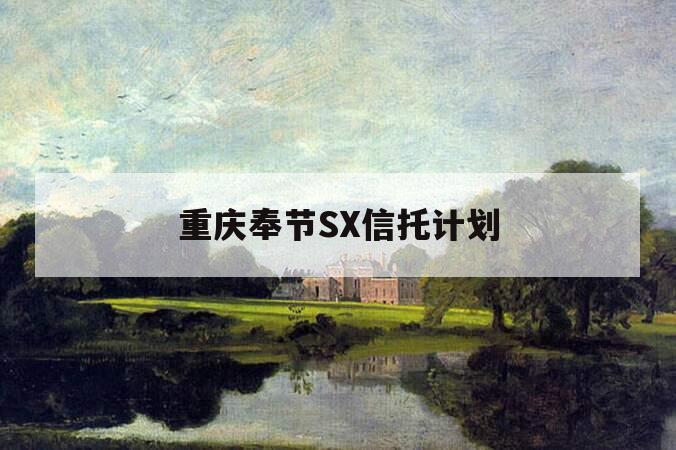 重庆奉节SX信托计划