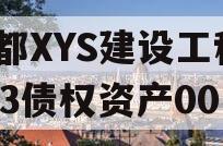 成都XYS建设工程2023债权资产001