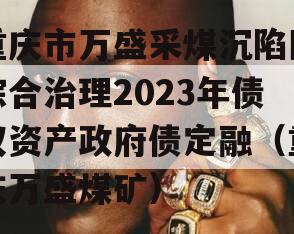 重庆市万盛采煤沉陷区综合治理2023年债权资产政府债定融（重庆万盛煤矿）