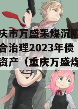 重庆市万盛采煤沉陷区综合治理2023年债权资产（重庆万盛煤矿）