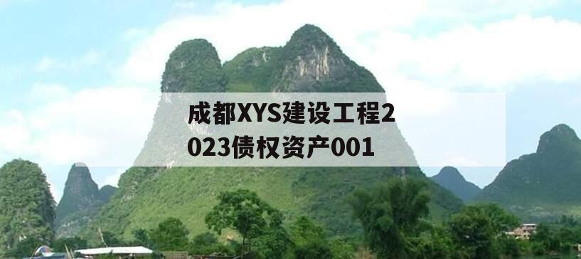 成都XYS建设工程2023债权资产001